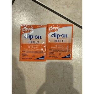OFF! Clip On Mosquito Repellent Refills 2 Refills